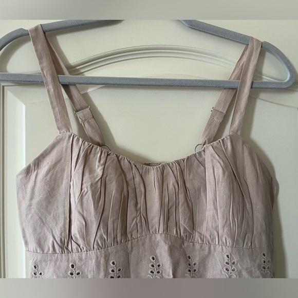 Kirious Brand Tan Embroidered Style Adjustable Camisole Women’s Size Medium - Picture 7 of 13